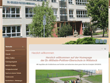 Tablet Screenshot of polthier-oberschule.de